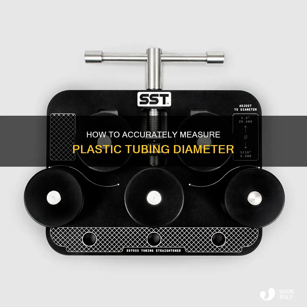 do you measure diameter of plastic tubing