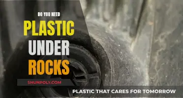 Should You Put Plastic Under Rocks?