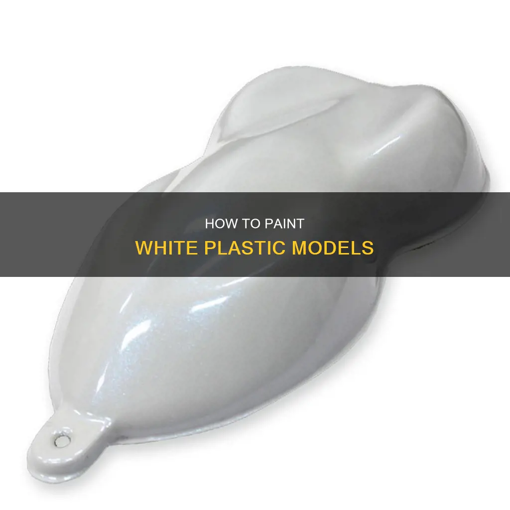 do you paint a white plastic model white