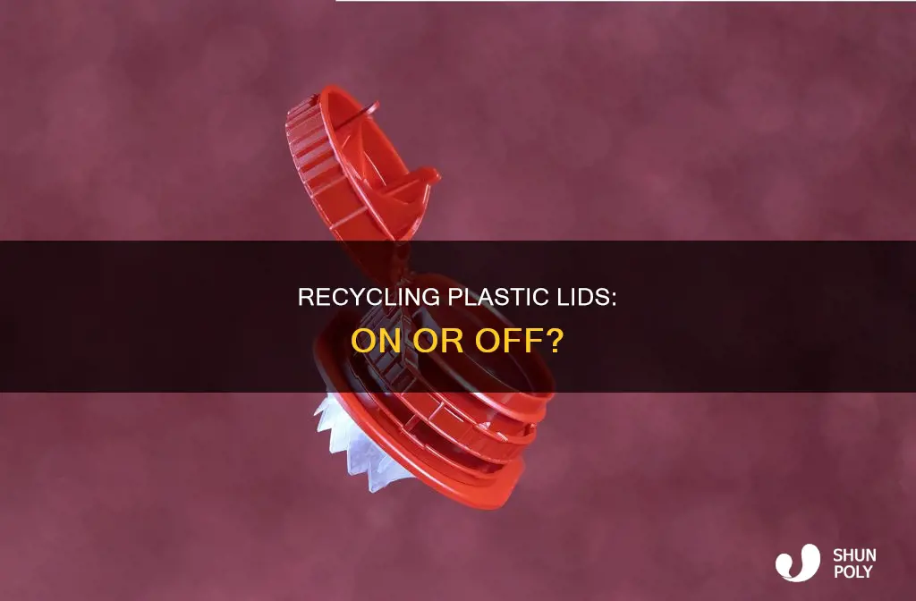 do you put the lids back on plastic for recycling