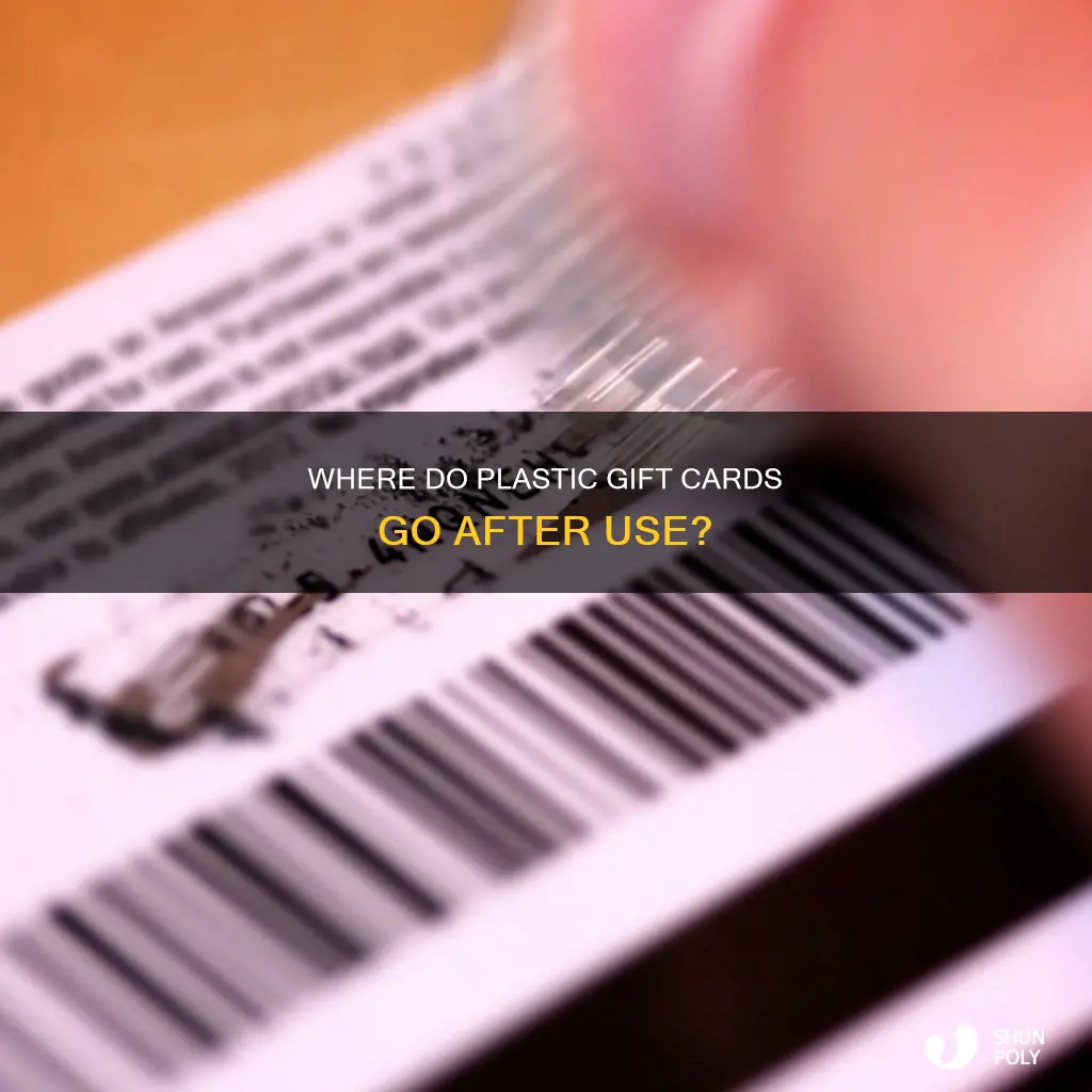 do you recycle plastic gift cards