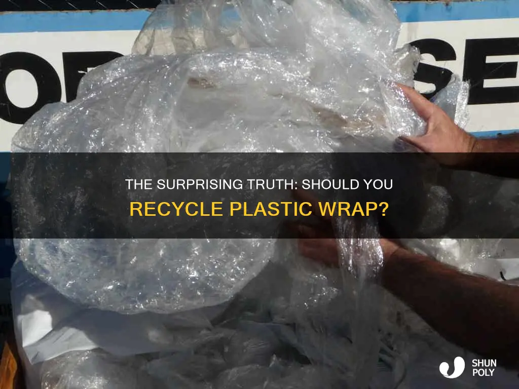 do you recycle plastic wrap