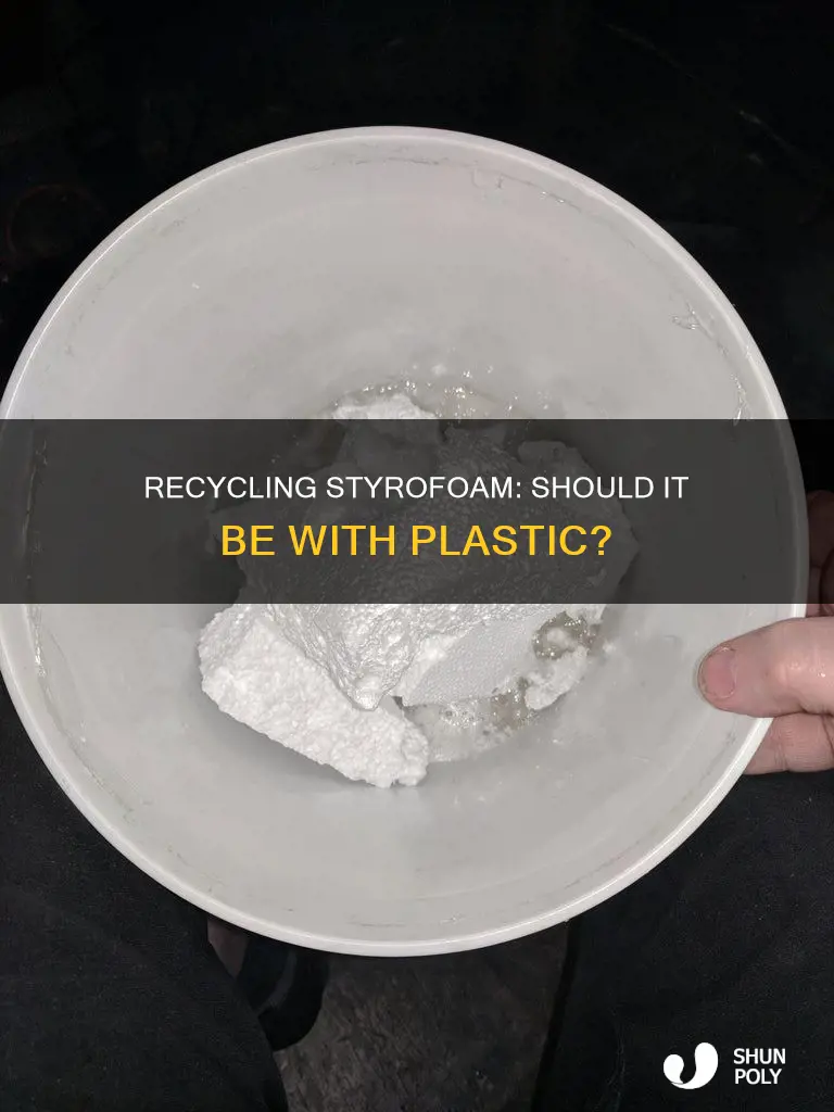 do you recycle styrofoam with plastic