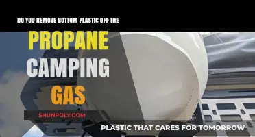 Should You Remove the Bottom Plastic from Propane Camping Gas Canisters?