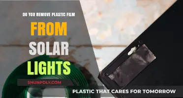 Should You Remove Plastic Film from Solar Lights? A Quick Guide