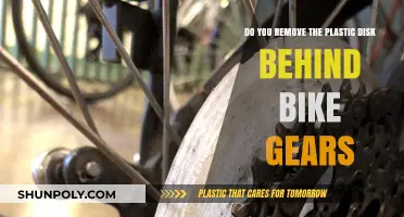 Should You Remove the Plastic Disk Behind Bike Gears? Explained