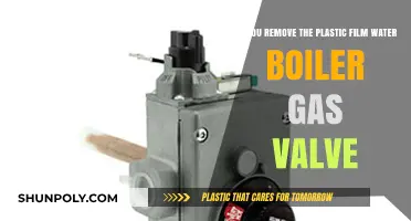 Should You Remove the Plastic Film from Your Water Boiler Gas Valve?