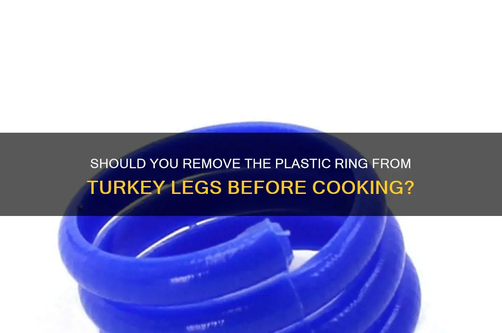 do you remove the plastic ring around the turkey legs