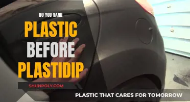 Sanding Plastic Before Plastidip: A Necessary Step?