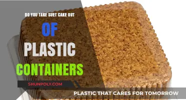 Suet Cake: Plastic Containers, To Remove or Not?