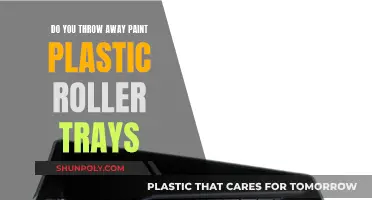 How to Dispose of Paint Plastic Roller Trays?