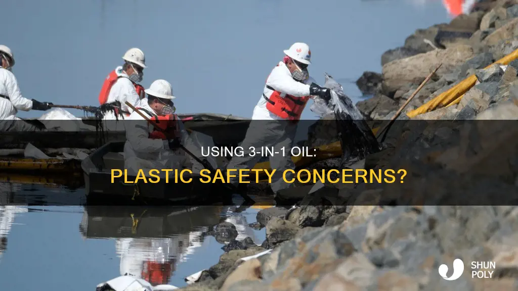 does 3in 1 oil hurt plastics
