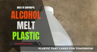 Isopropyl Alcohol's Effect on Plastics: Melting Point Matters