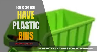 Affordable Organization: 99 Cent Store Plastic Bin Options