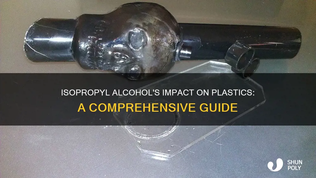 does 99 isopropyl alcohol disolve plastic