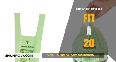 Can a 1.6 Gallon Plastic Bag Fit a 20-Quart Container?