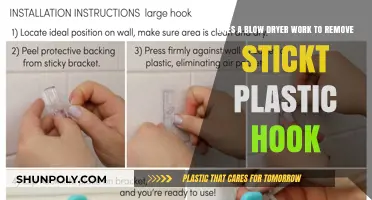Blow Dryer Hack: Removing Sticky Plastic Hooks Safely and Easily