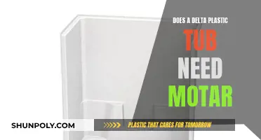 Delta Plastic Tub: Mortar, Yes or No?