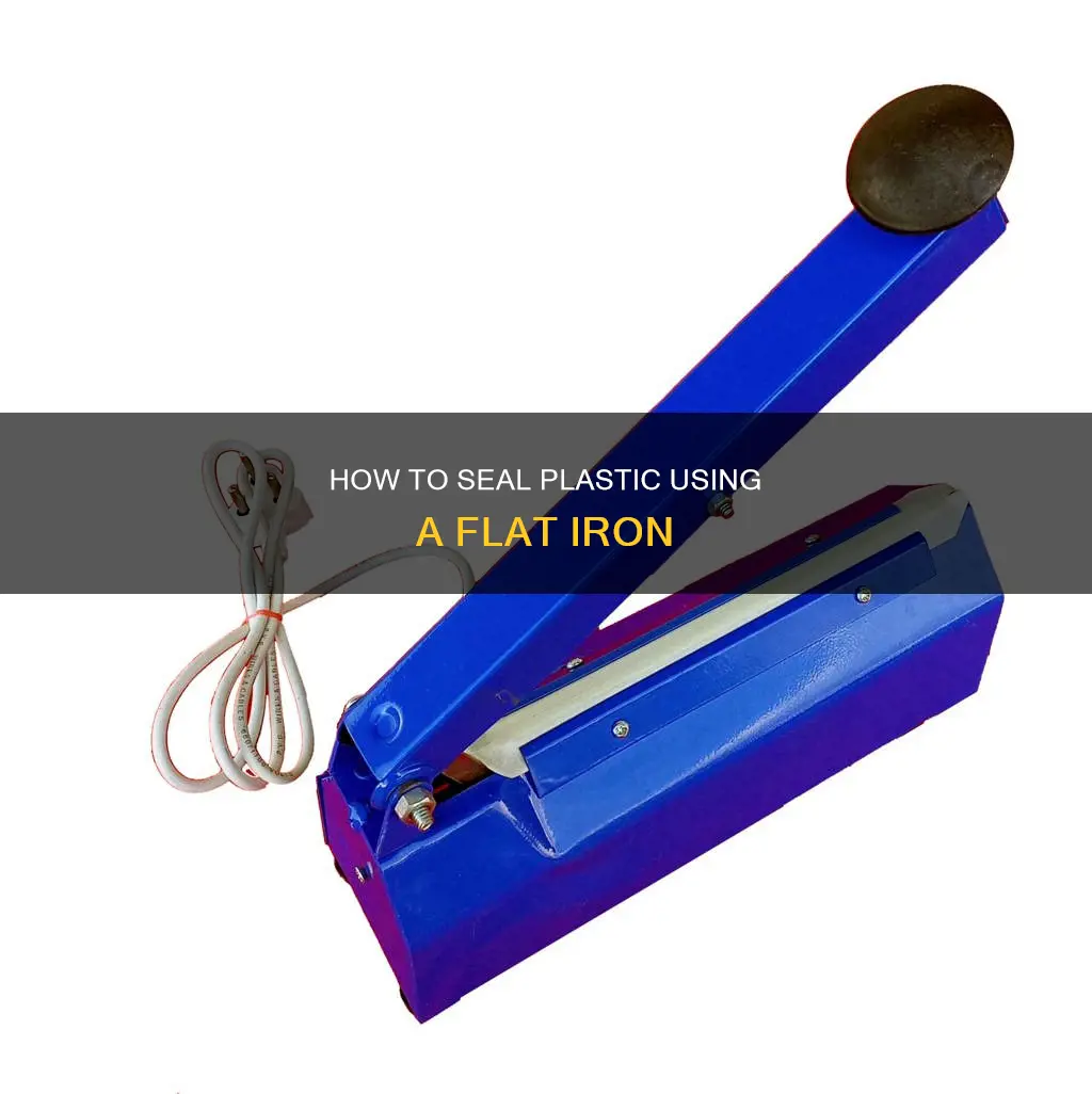 does a flat iron seal plastic