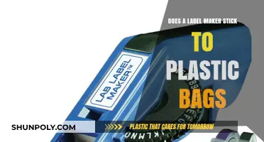 Label Maker Adhesion: Does It Stick to Plastic Bags Effectively?
