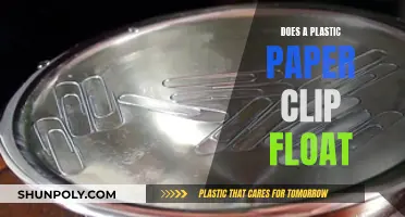 Plastic Paper Clips: Float or Sink?