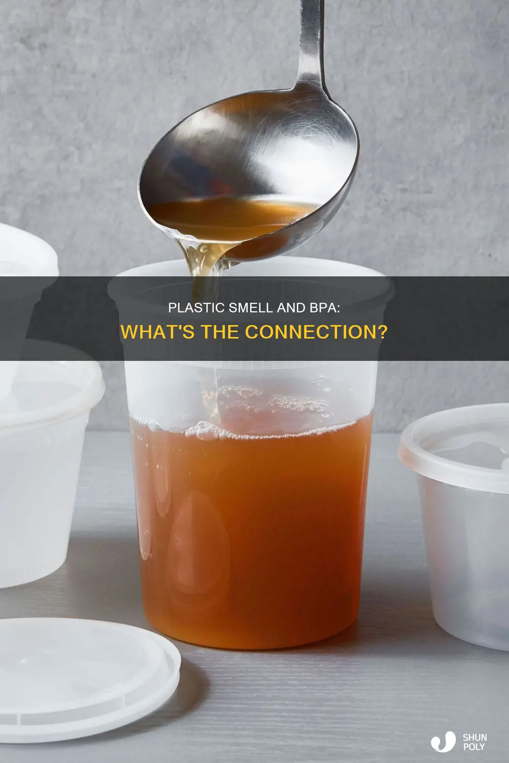 does a plastic smell mean bpa
