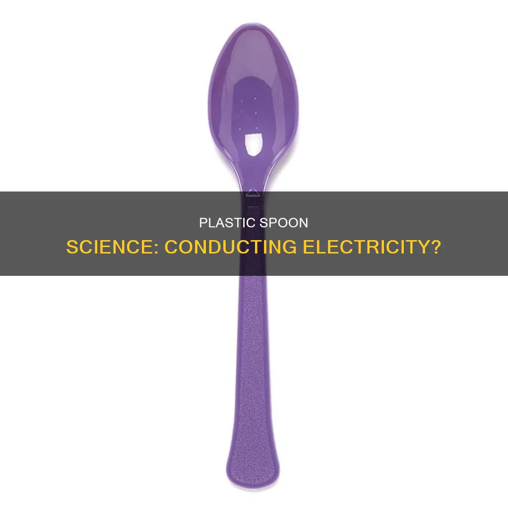 does a plastic spoon conduct electricity