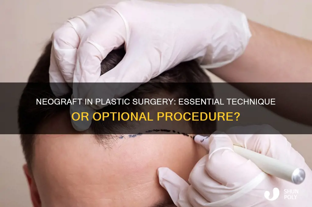 does a plastic surgeon need to perform neograft