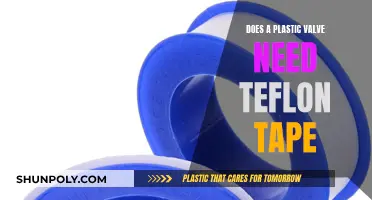 Plastic Valves and Teflon Tape: When to Use It