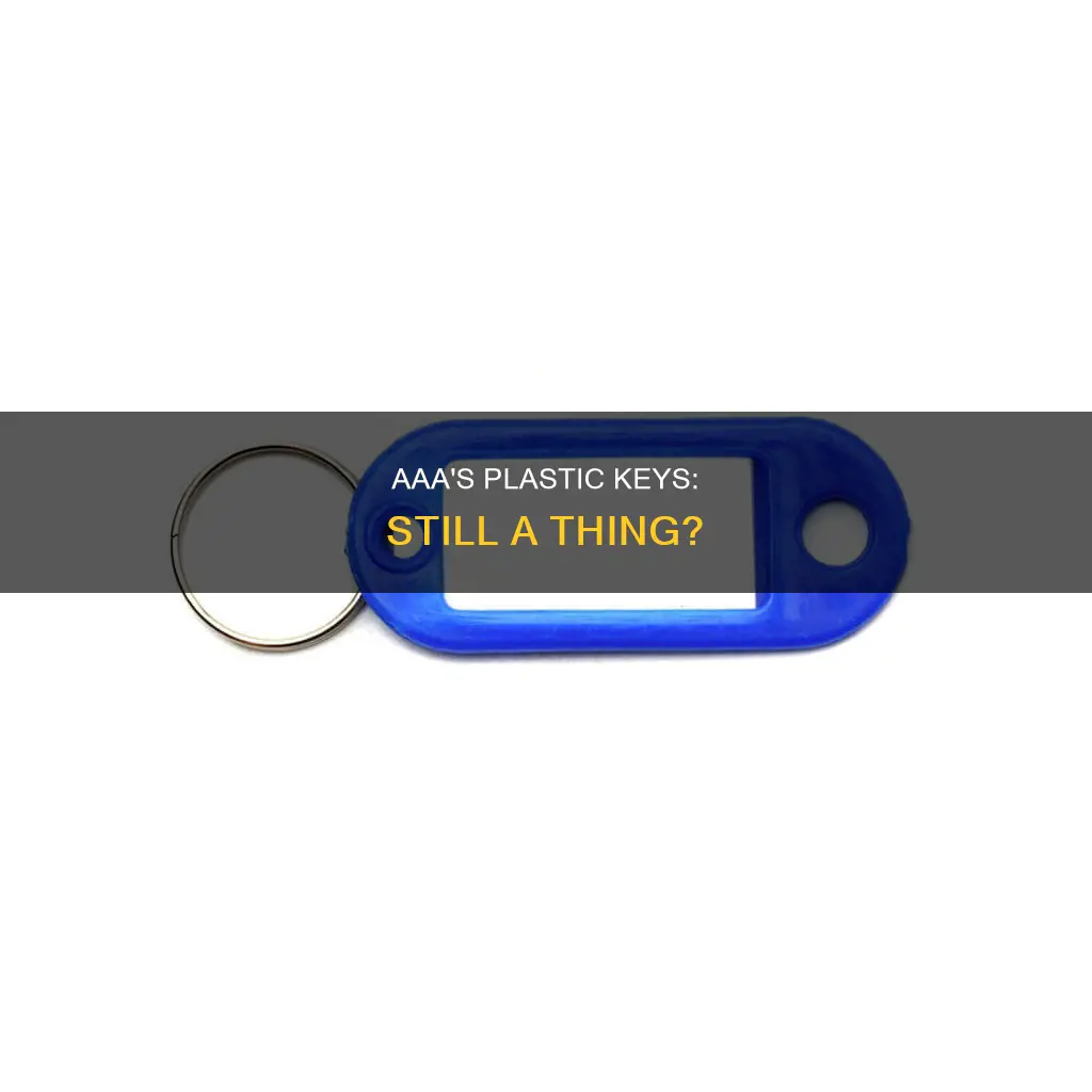does aaa still supply plastic keys
