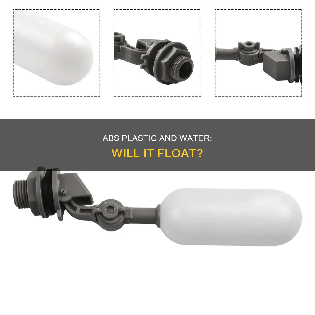 does abs plastic float in water