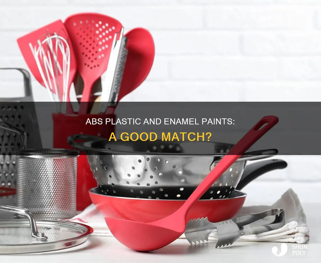 does abs plastic work with enamel paints