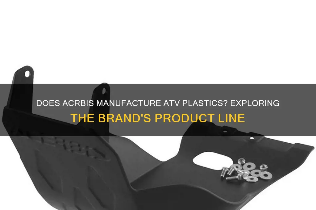 does acrbis make atv plastics