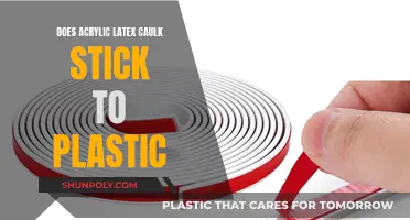 How Well Does Acrylic Latex Caulk Adhere to Plastic?