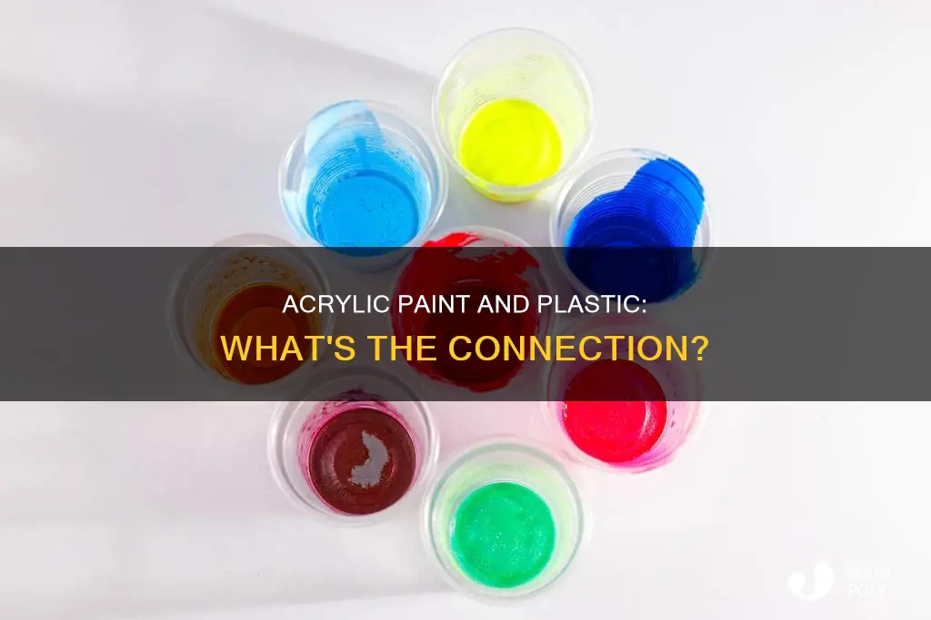 does acrylic paint contain plastic