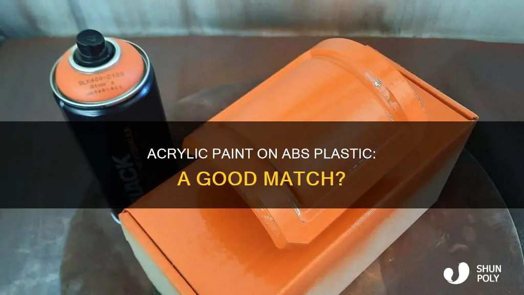 does acrylic paint work on abs plastic