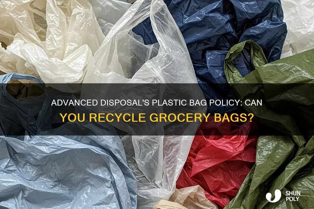 does advanced disposal accept plastic grocery bags