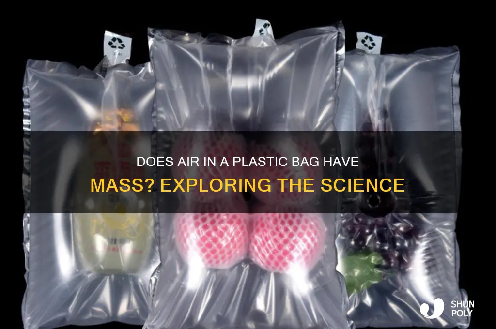 does air have mass in a plastic bag