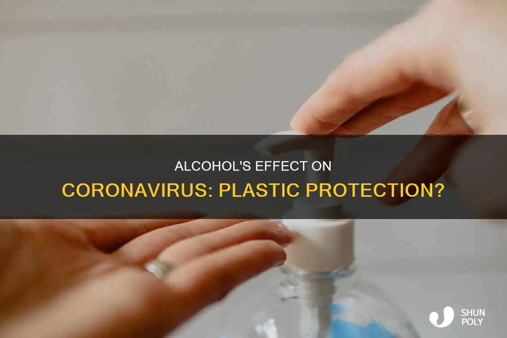 does alcohol kill coronavirus on plastic