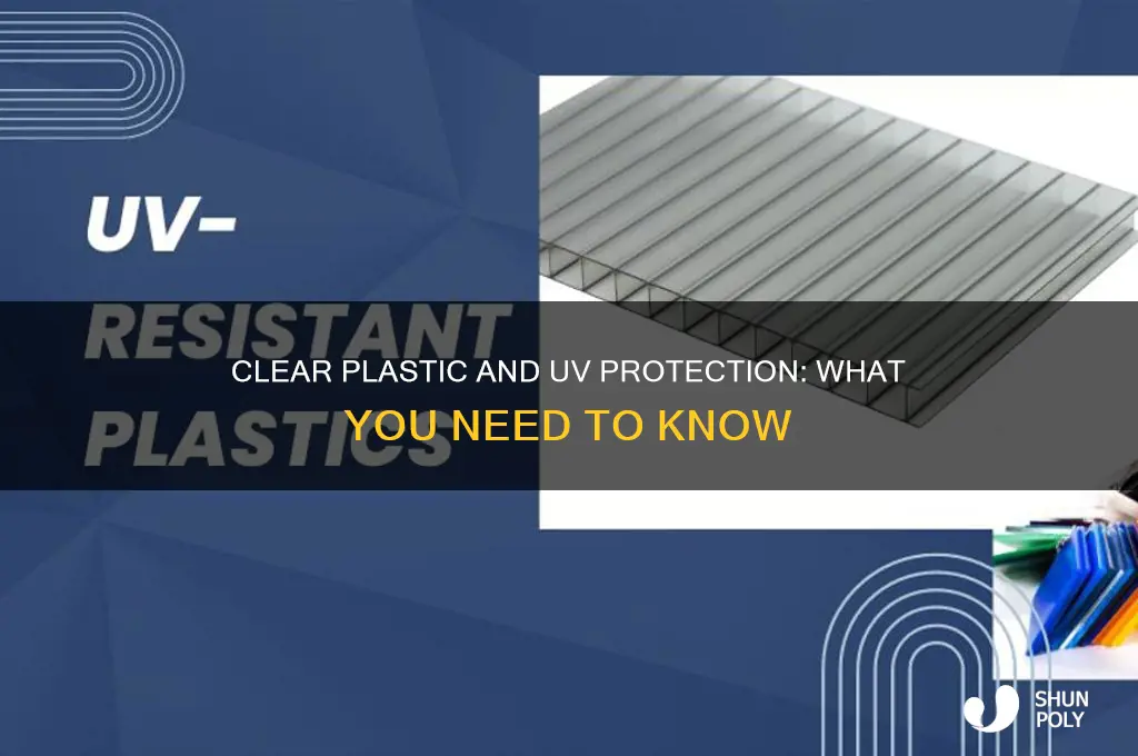 does all clear plastic protect from uv