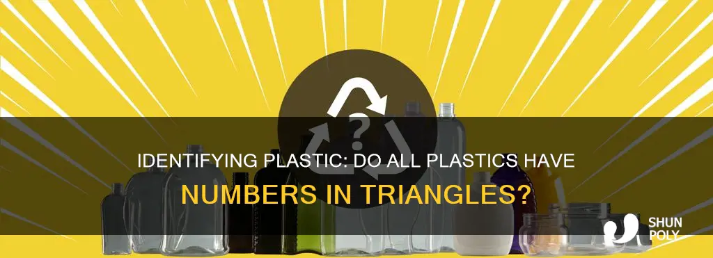 does all plastic have number in triangle