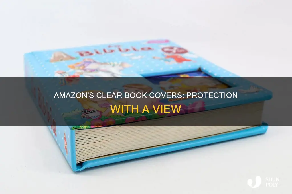 does amazon sell plastic transparent book covers