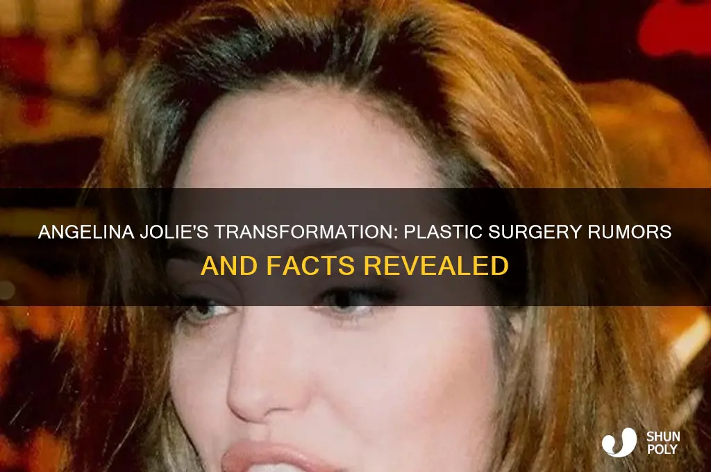 does angelina jolie have plastic surgery