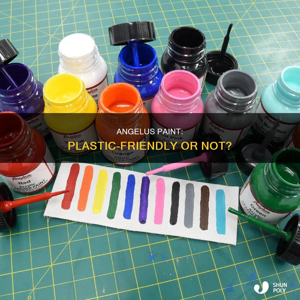 does angelus paint work on plastic