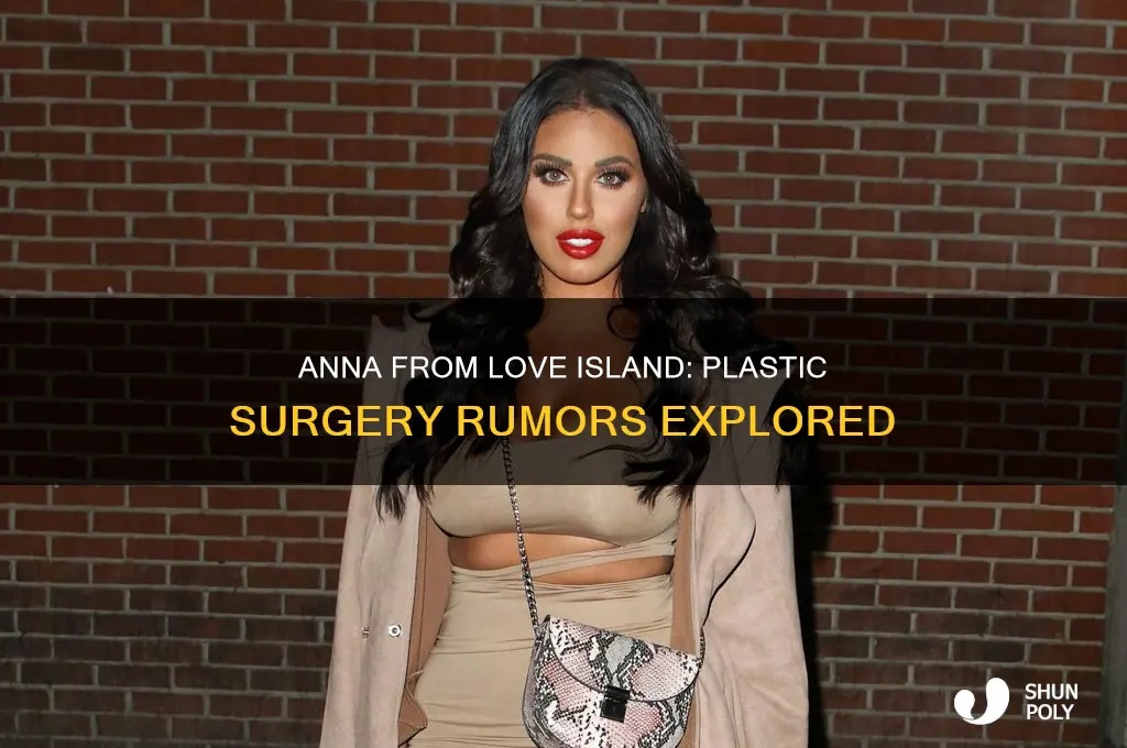 does anna from love island have plastic surgery