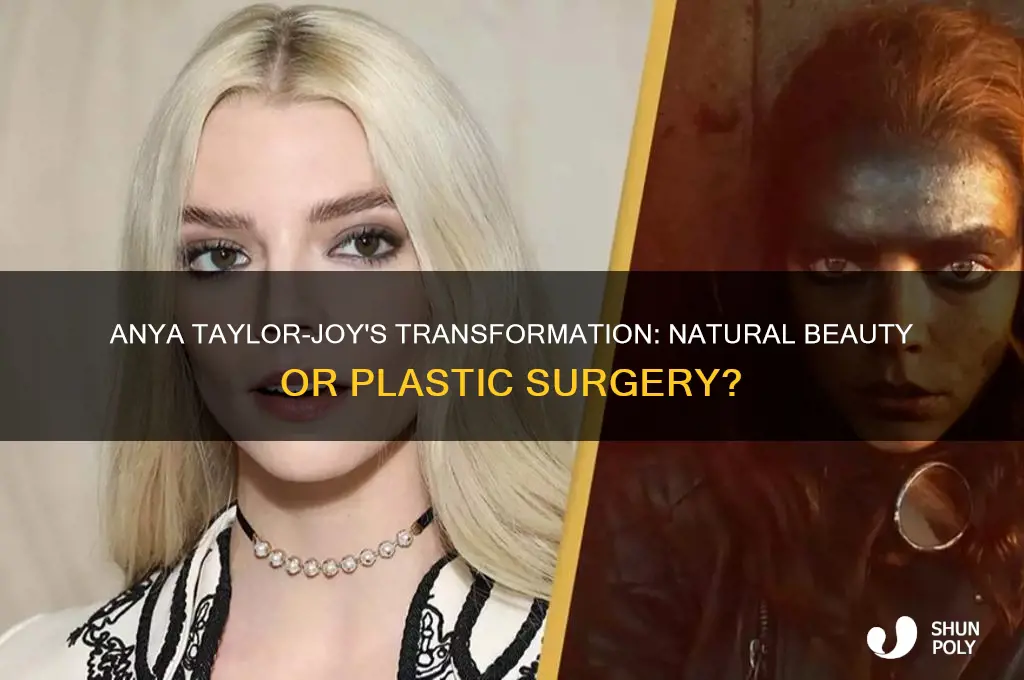does anya taylor joy have plastic surgery