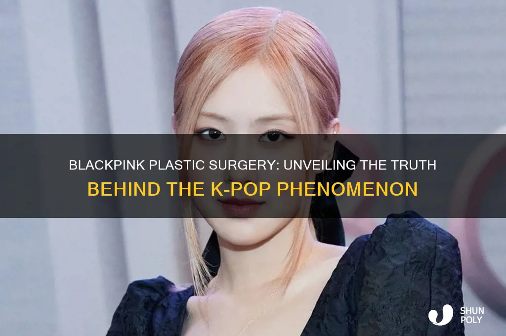 does anyone in blackpink have plastic surgery