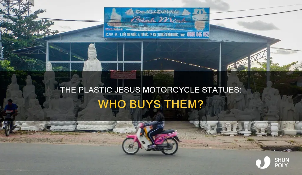 does anyone plastic jesus motorcycle statues