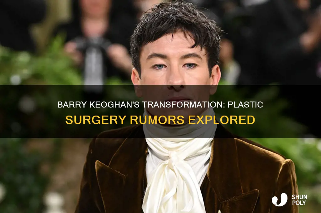 does barry keoghan have plastic surgery