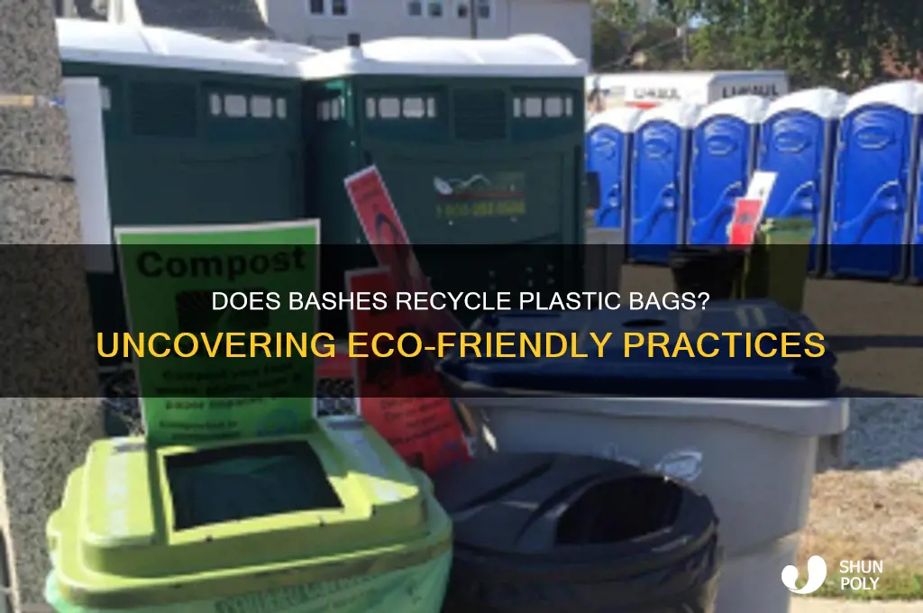 does bashes recycle plastic bags